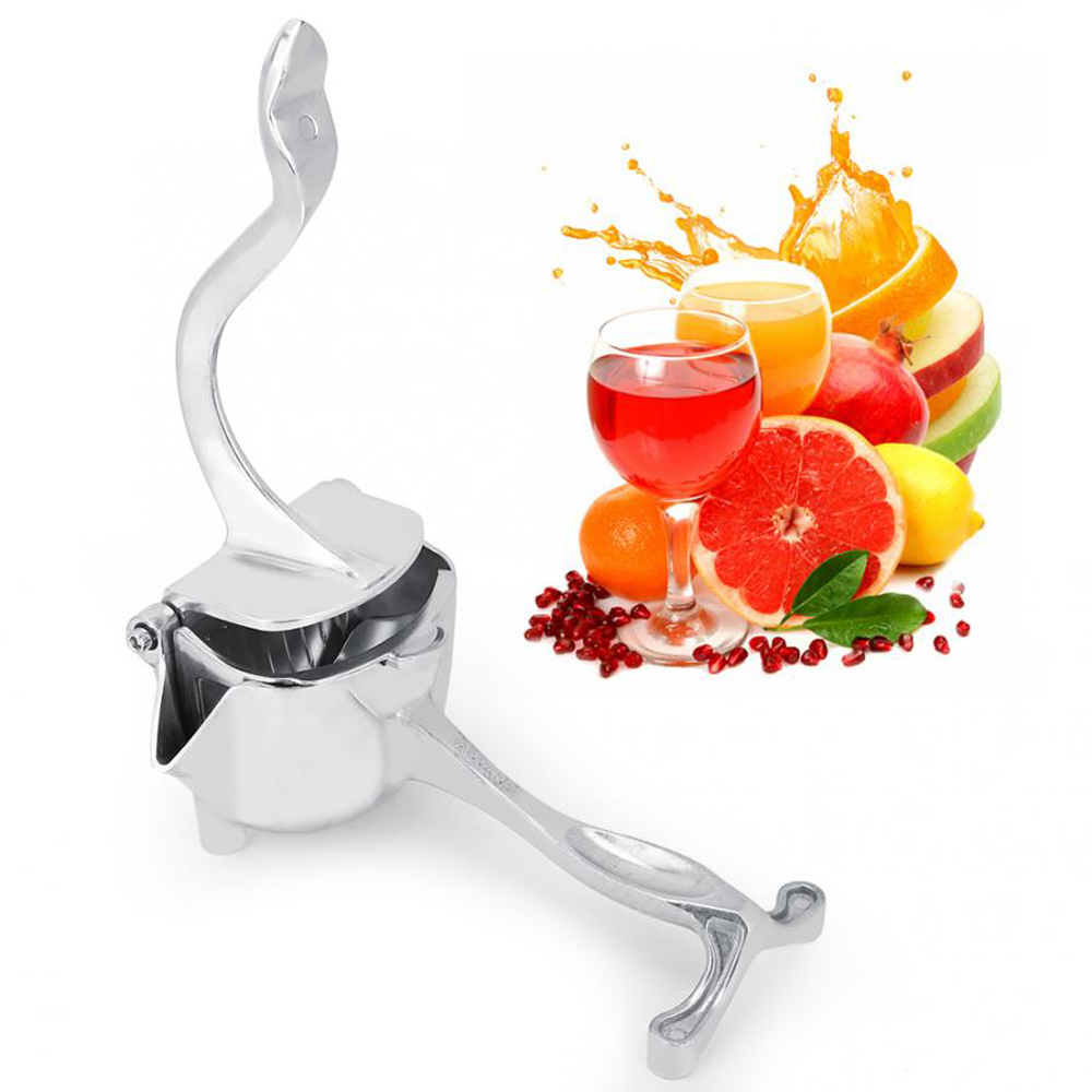 Zilver Metaal Handmatige Juicer Fruitpers Fruitpers Citroen Oranje Juicer Press Huishoudelijke Multifunctionele Juicer