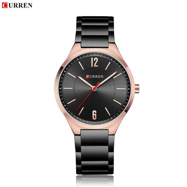 CURREN8280 Mannen Horloge Topmerk Mannen Gold Quartz Horloges Mannelijke Rvs Analoge Sport Horloge Relogio Masculino: Rose Gold Black