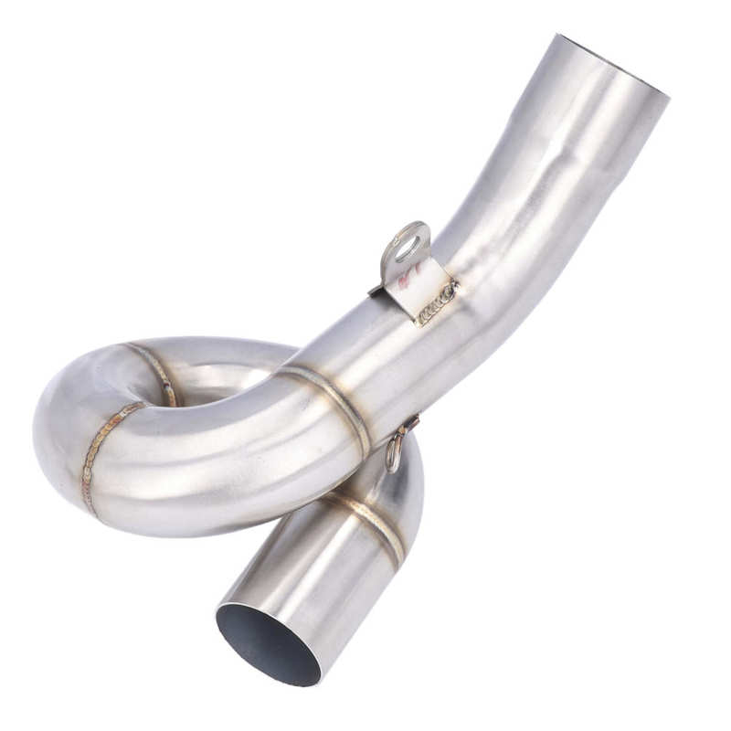 Motorcycle Middle Link Tube Slip On Exhaust Mid Pipe for Modification
