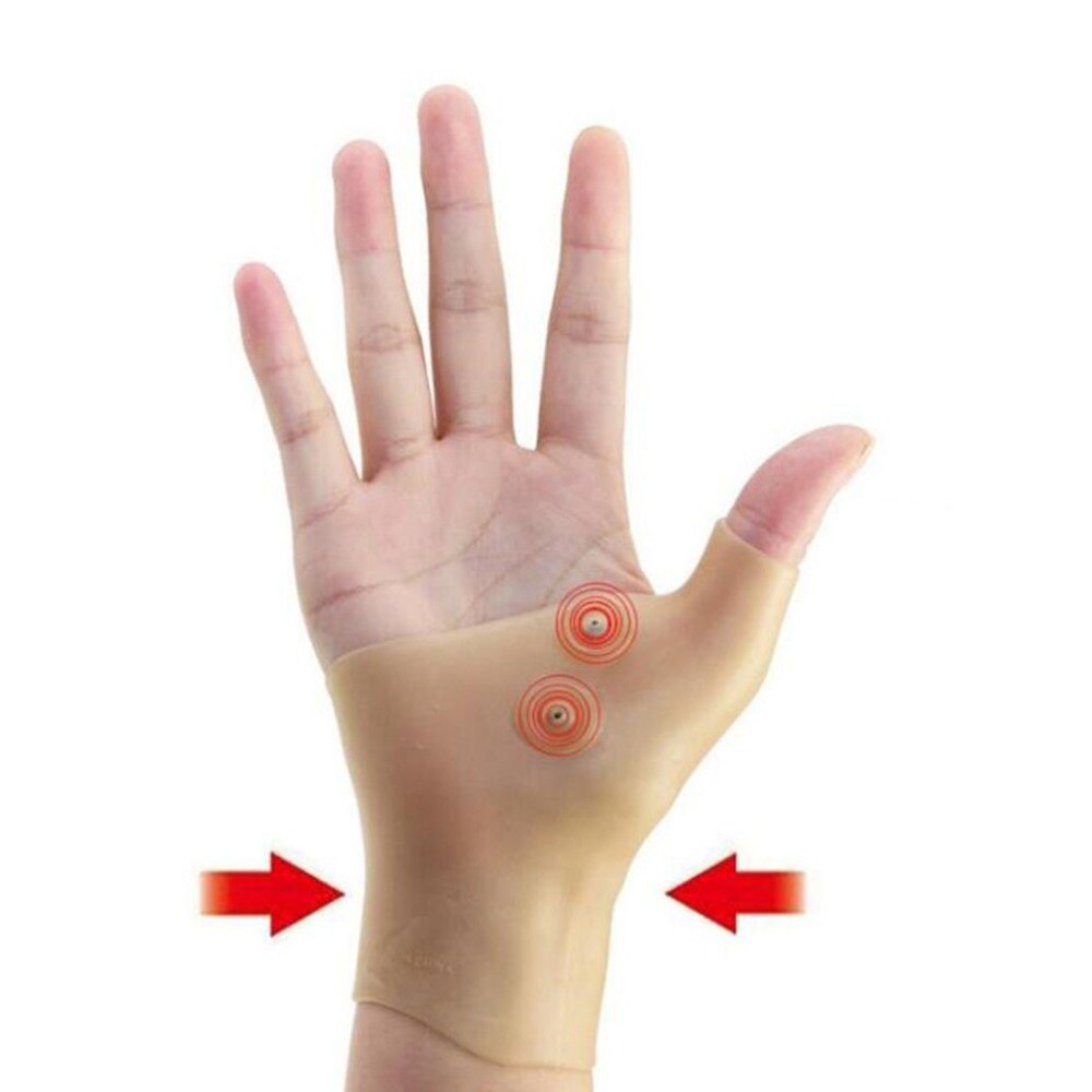 Wasserdicht Klammer Weiche Schmerzen Linderung magnetisch Daumen Unterstützung Elastische Korrektor Therapie Hand Handgelenk Massage Handschuh