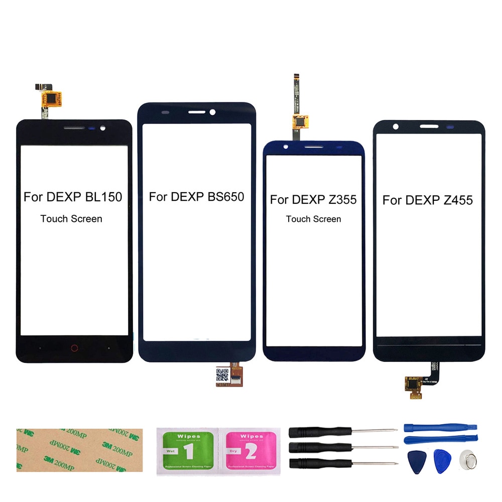 Touch Screen Panel Für DEXP BL150 BS650 Z355 Z455 Touchscreen Digitizer Glas Panel Sensor Front Glas Montage Teile