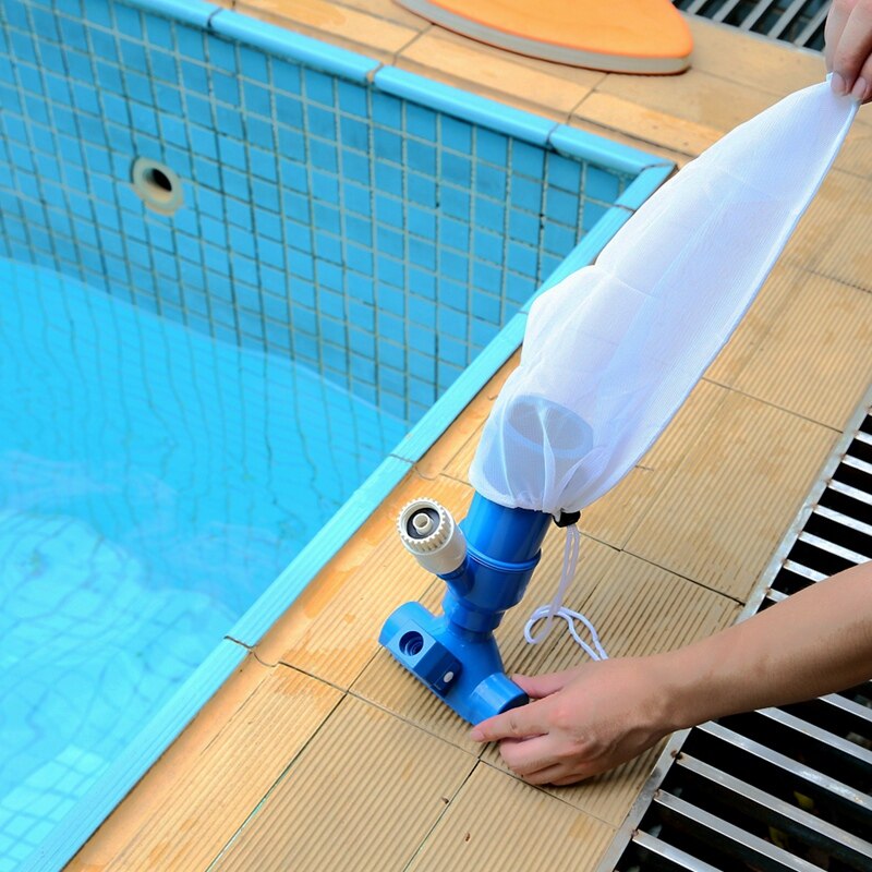 Fuente de agua para piscina portátil, aspiradora, cabezal de succión, limpieza de estanque, hoja, Skimmer, conjunto de malla para limpieza