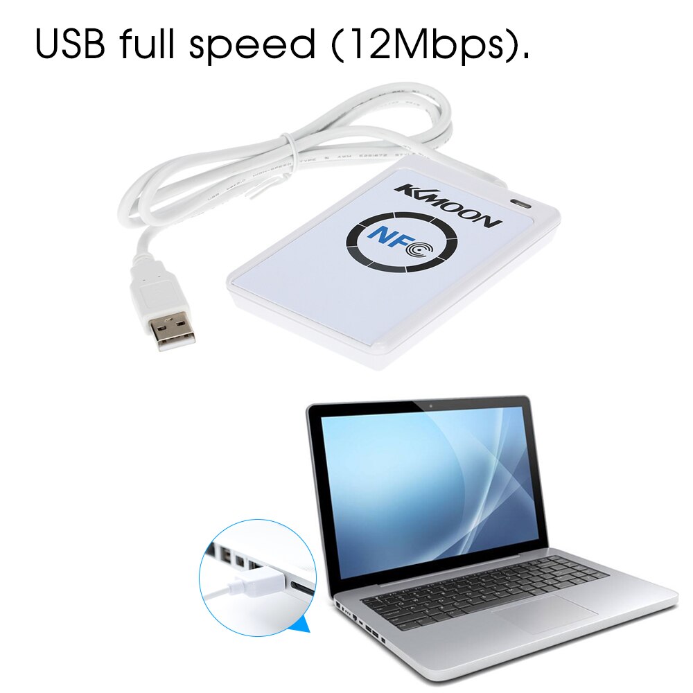 KKmoon NFC ACR122U RFID Contactless Smart Reader & Writer/USB + SDK + IC Card