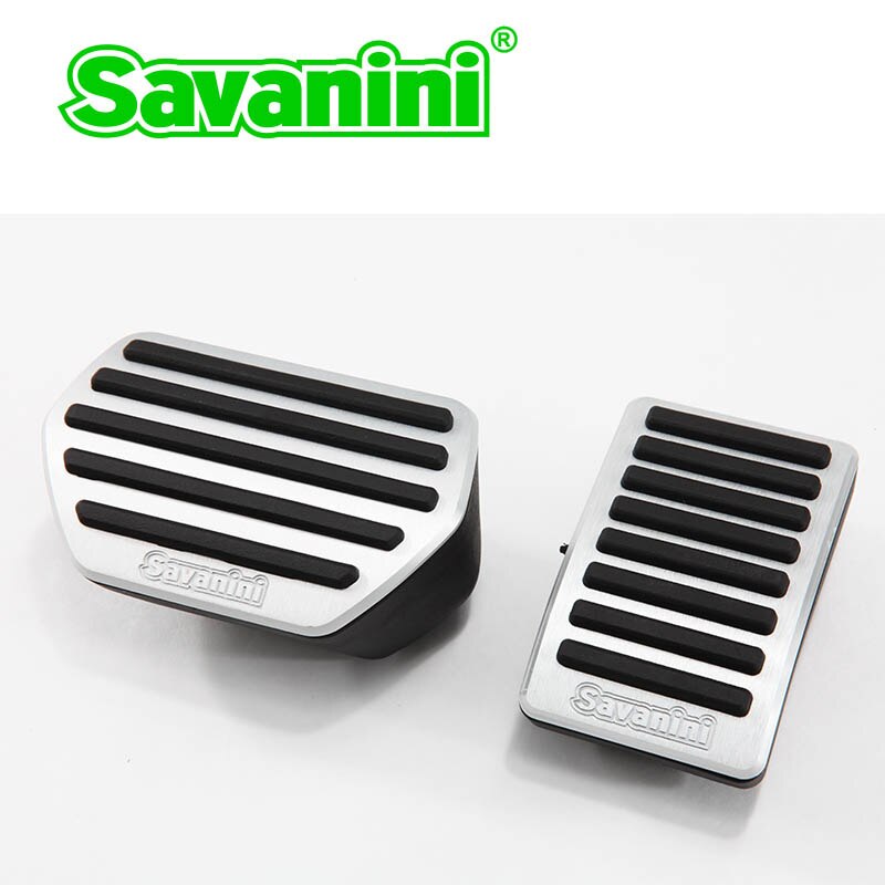 Savanini Footrest Brake Gas Accelerator pedal pad no drilling for Peugeot 508/Citroen C5 AT/MT. Alumnium alloy Non slip: gas and brake pedals