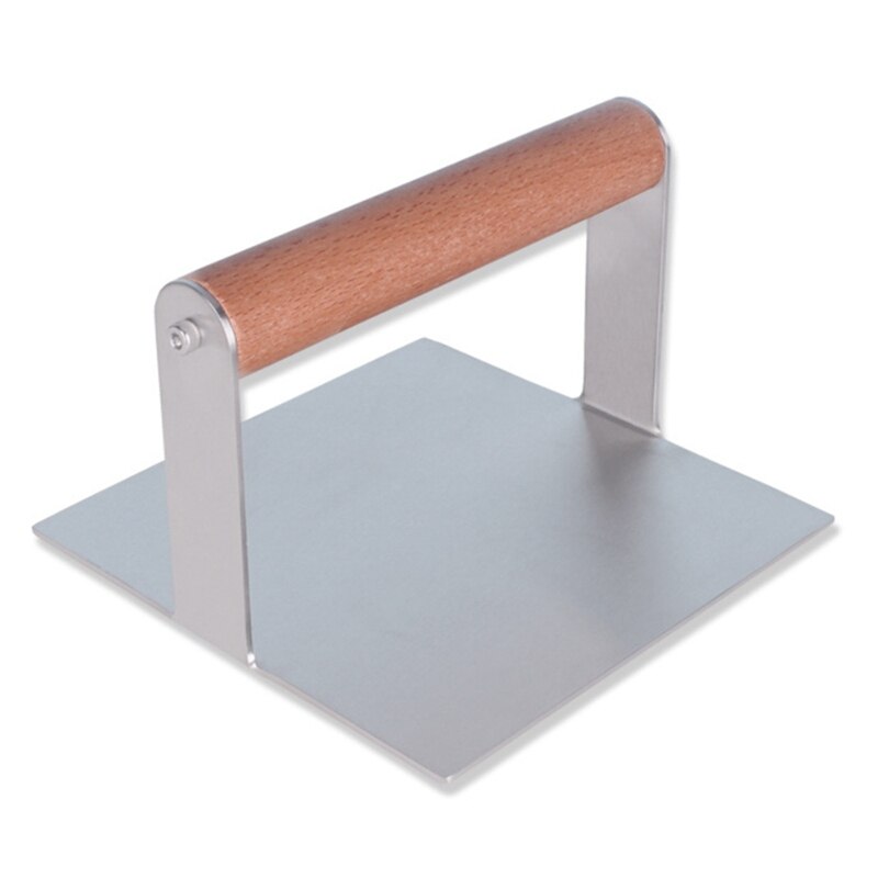 Square Burger Press,Burger Smasher,Hamburger Bacon Press,Presser Spatula For Flat Top Outdoor Griddle Grill Home Cooking: Default Title