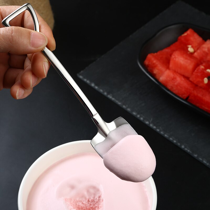 Kreative Eis Schaufel Löffel Edelstahl Einzigartige bilden Nachtisch Eis Löffel Scoop Kaffee Lustige Kawaii Wassermelone Schaufel