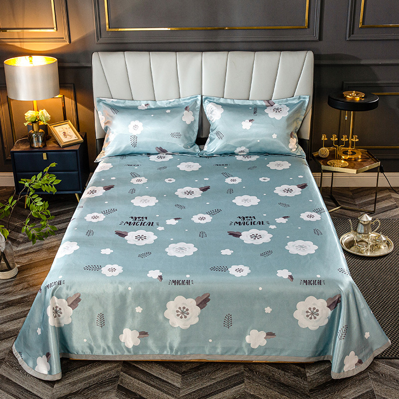Verano Cool Sleeping Bed sábana 230x250cm aguacate impreso suave transpirable cama Mat colchones cubierta para adultos niños w/2 funda de almohada: Model 12