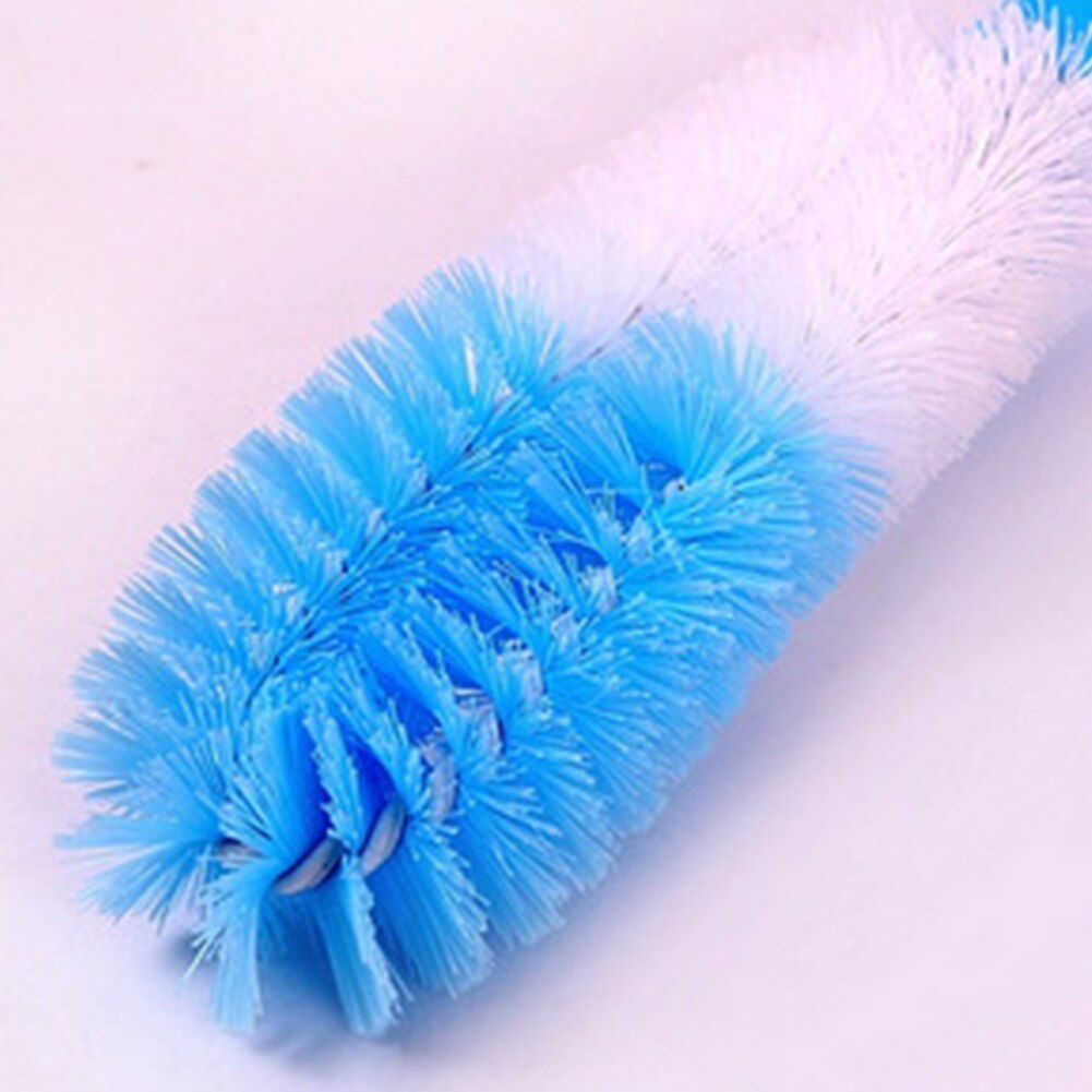Multifonctionnel bébé verre bouteille lavage brosse cuisine nettoyage brosse tasse maison Long poignée suspendus plastique couleur aléatoire #20