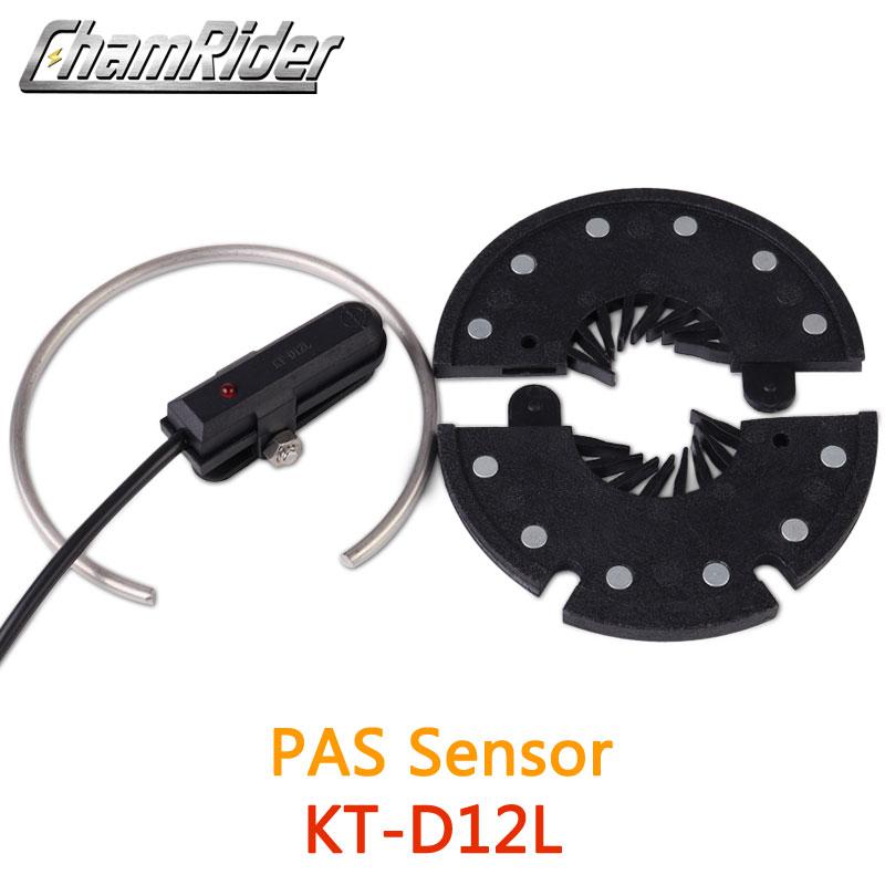 Pas pedal assist sensor kt -d12l kt  d12 d12l 12 magnet lätt att installera elcykeltillbehör: Default Title