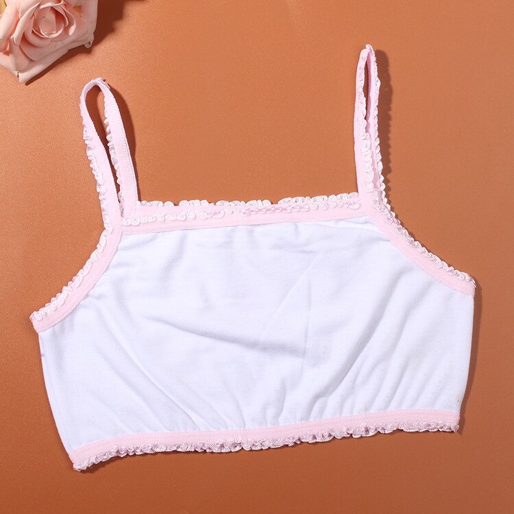 2pcs/lot Kid Girl Training Bras Lovely Little Girl cartoon Printed Children Underclothes Outdoor Activity Undies Ropa Interior