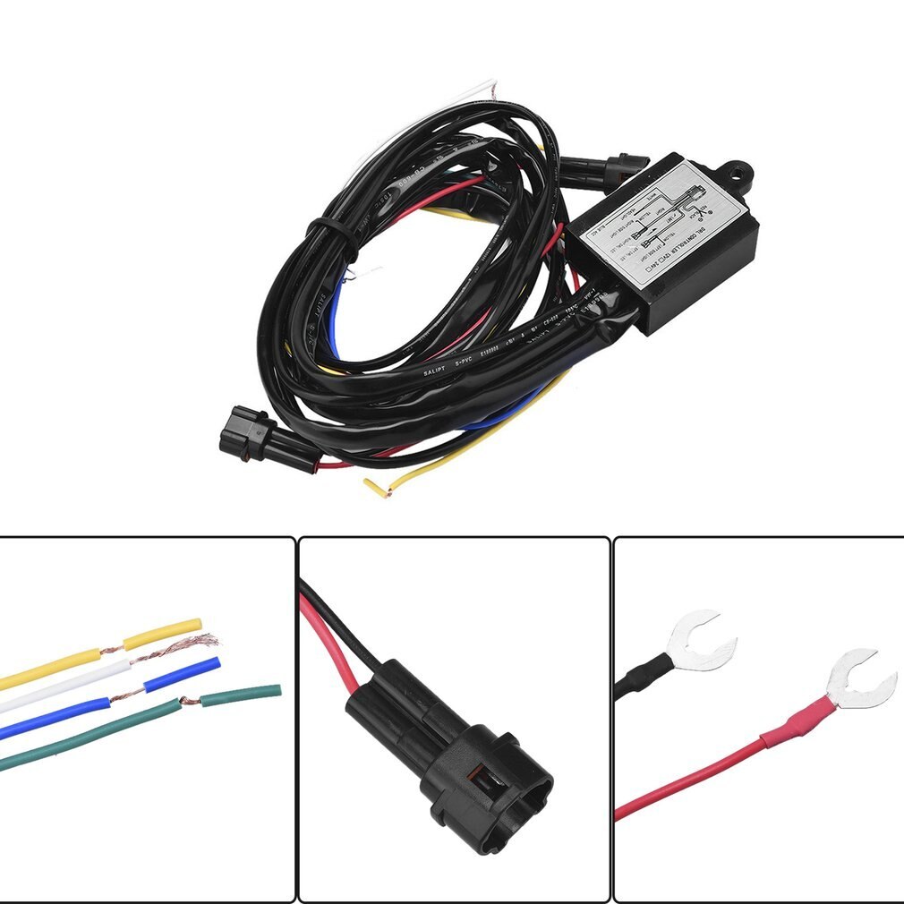 Multi-function Daytime Running LED Light Relay Harness Control DRL On Off Dimmer Car Daytime Running Lights Controller