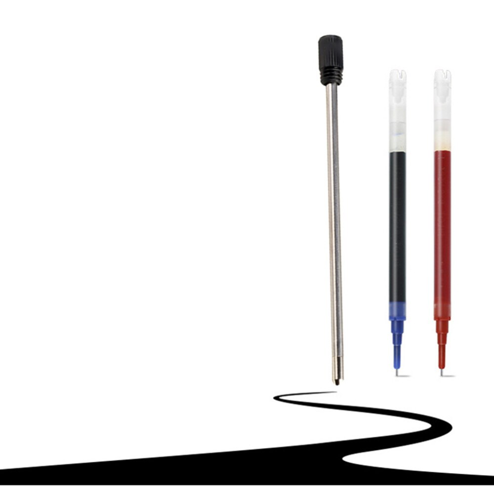 12 Stuks Balpen Vullingen Voor Cross Pennen Fine Point Pen Metalen Vulling 7Cm Kantoor School Briefpapier-Zwart inkt