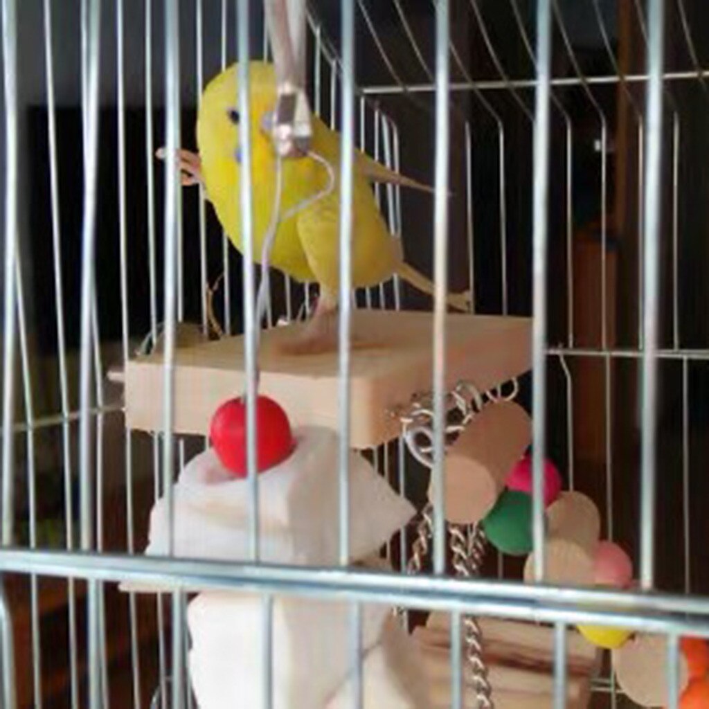 Vogelschommels, Hangend Vogelkauwspeelgoed Schommel Hangend Staand Kauwspeelgoed Vogelkooi Kleurrijk Speelgoed voor Grasparkiet Parkiet Conure Valkparkiet Mynah Liefdesvogels