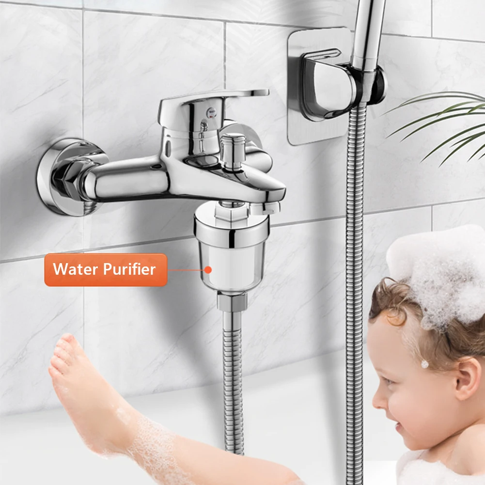 Kit purificador de salida de agua, filtro Universal para grifo, cocina, baño, filtro de ducha, sistema de filtración de baño transparente para el hogar