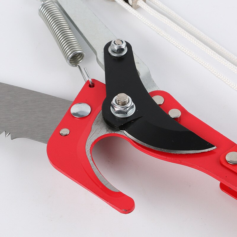 Garden Trimmer Tool Branch Scissors High altitude Fruit Cutter Extendable Fruit Tree Pruning Saw Cutter Pulley Lever Scissors