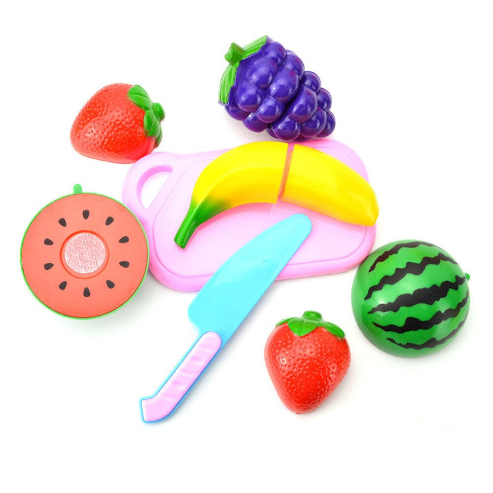 Kids Pretend Rollenspel Keuken Fruit Groente Voedsel Speelgoed Snijden Set Realistische Educatief Baby Speelgoed