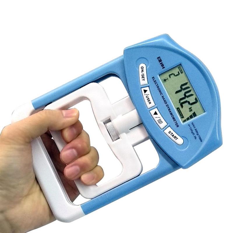 Adjustable Grip Strength Tester Digital Dynamometer Grip Strengthener for Home Outdoor Fitness Exercise