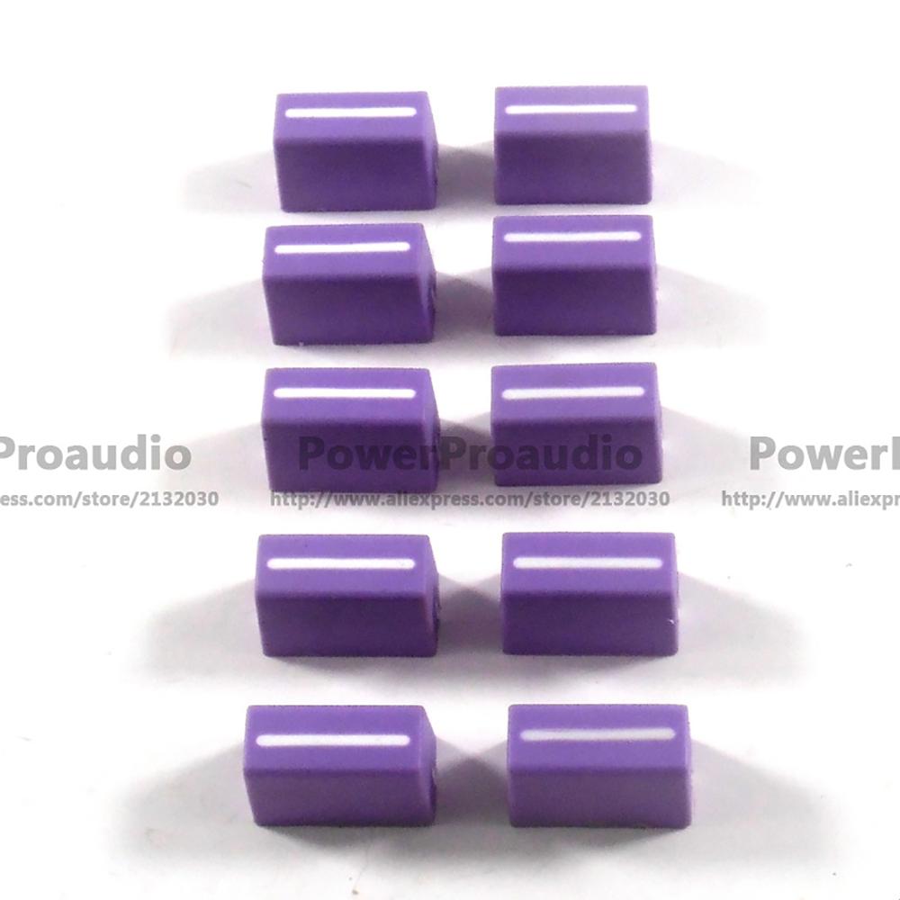 10 Stks/partij Paars Kanaal Crossfader Fader Cap Knop Fit Voor Rane 57 TTM57 TTM57sl TTM57mk2