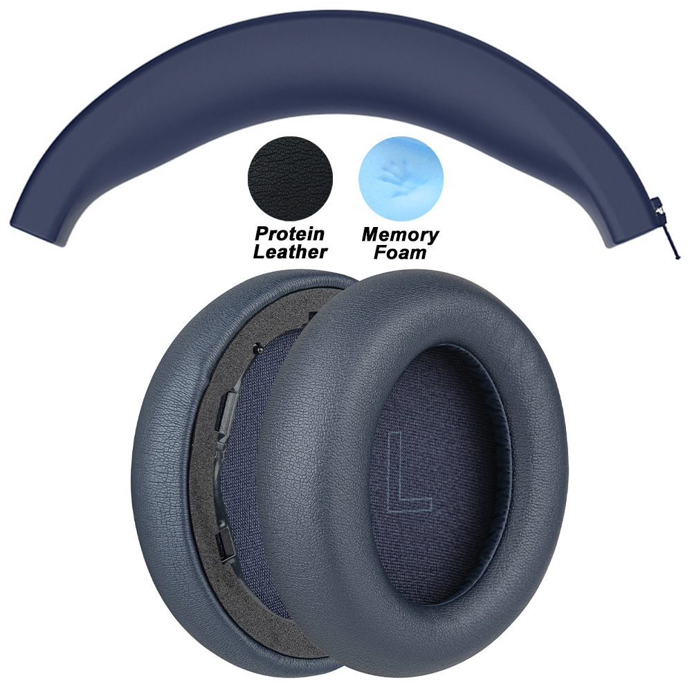 Kopfhörerpolster für Anker Soundcore Life Q30 Q35 Ersatz rosa Ohrpolster Kopfhörer Ohrenschützer Mesh Memory Covers Schwamm Protein: Dark Orange