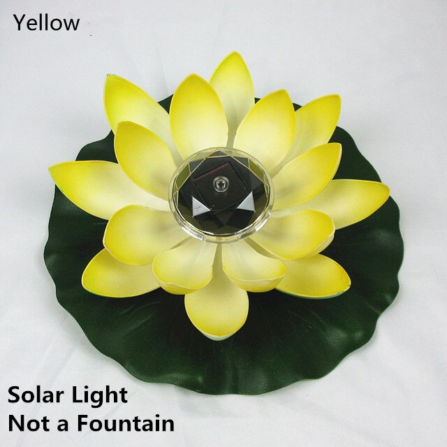 Mini fontaine solaire flottante pour piscine, étang, cascade, décoration de jardin, bain d&#39;oiseaux en plein air: Yellow