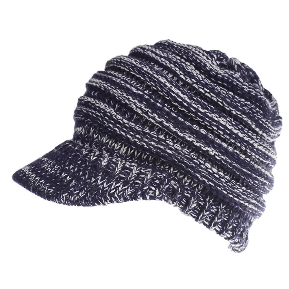 Doradeer Ins Vrouwen Hoeden Gebreide Baseball Mutsen Skullies Open Pony Tail Hoed Mutsen Cap Ski Sport Cap: Tibetan white