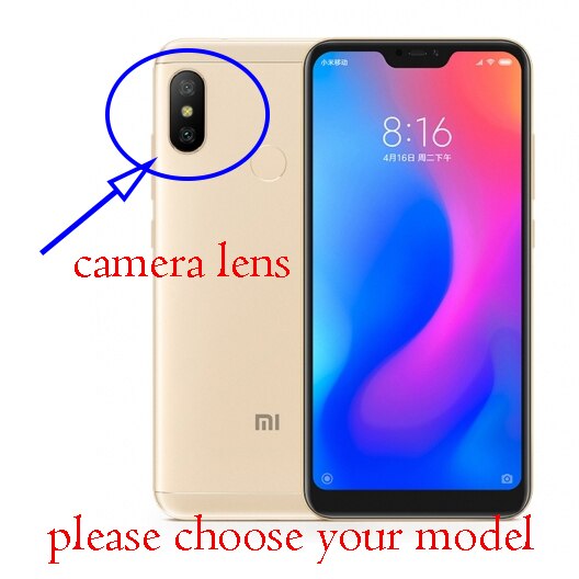 rear back camera glass lens for Xiaomi Redmi 5 6 6A plus pro/S2/Y2 /Note 4 5 6/Mi A1 A2 lite 8 SE/Mi mix 2S/Mi Max 3