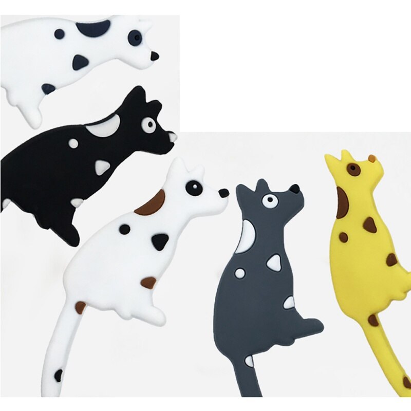 Cartoon Animal Magnetic Wall Mount Keys Hook Display Racks Hook Refrigerator Sticker Fridge Magnet Hanging Door Sticky Holder