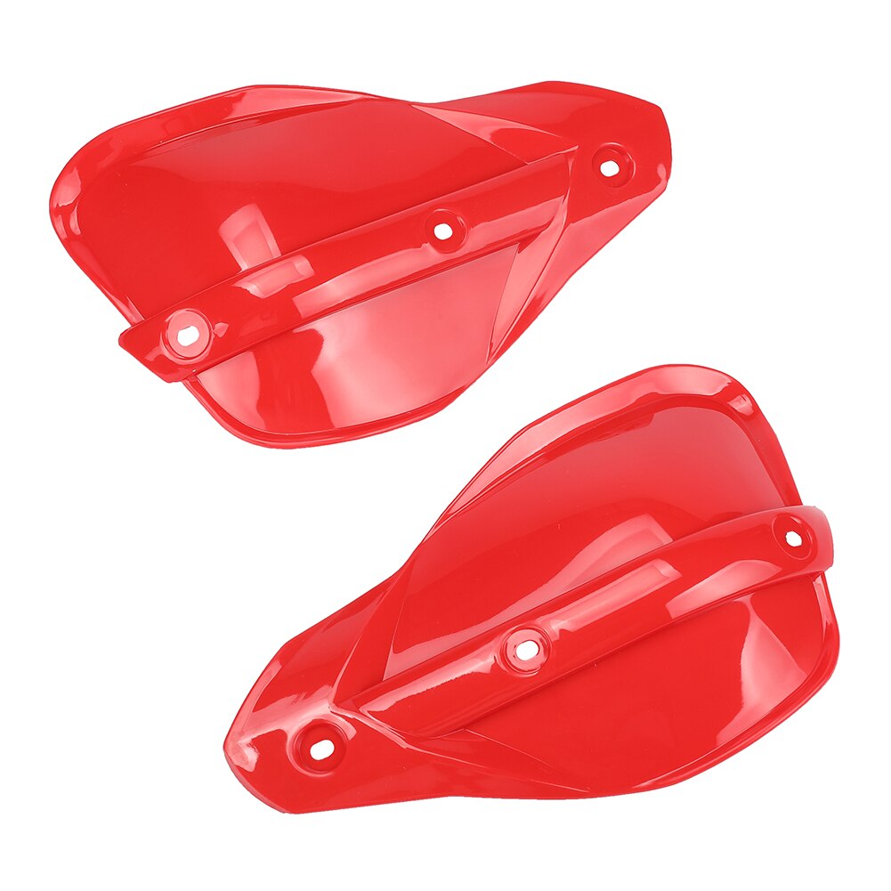 1 Paar Motorcycle Hand Guards Onderdelen Handguard Protector Cover Bescherming Plastic Plaat: Red