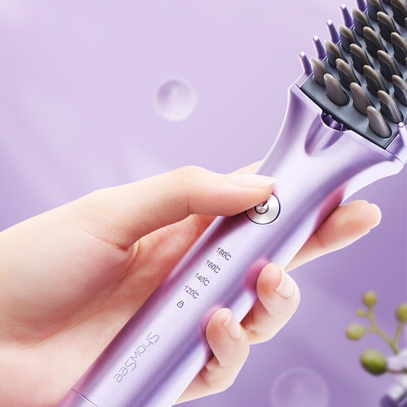 Xiaomi Showsee Straight Hair Comb High Concentration Anion Constant Temperature Hair Care Automatic Power Off Fast Heating
