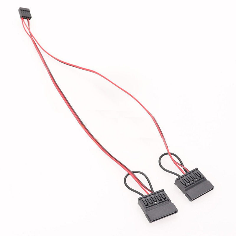 239 USB-zu-SATA-Stromkabel-Splitter für ITX-Mainboard, USB 9-polig auf SATA-Kabel, Laptop, PC, 2,5 Zoll Festplatte, SSD-Stromleitung