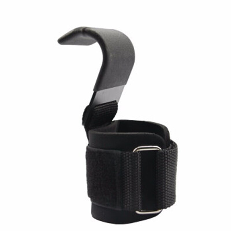 Weight Lifting Grip Hooks Lifting-Hook Hand-Bar Fitness Wrist Straps Heavy Duty Pull-ups Power Lifting Grips Padded Workout Hook