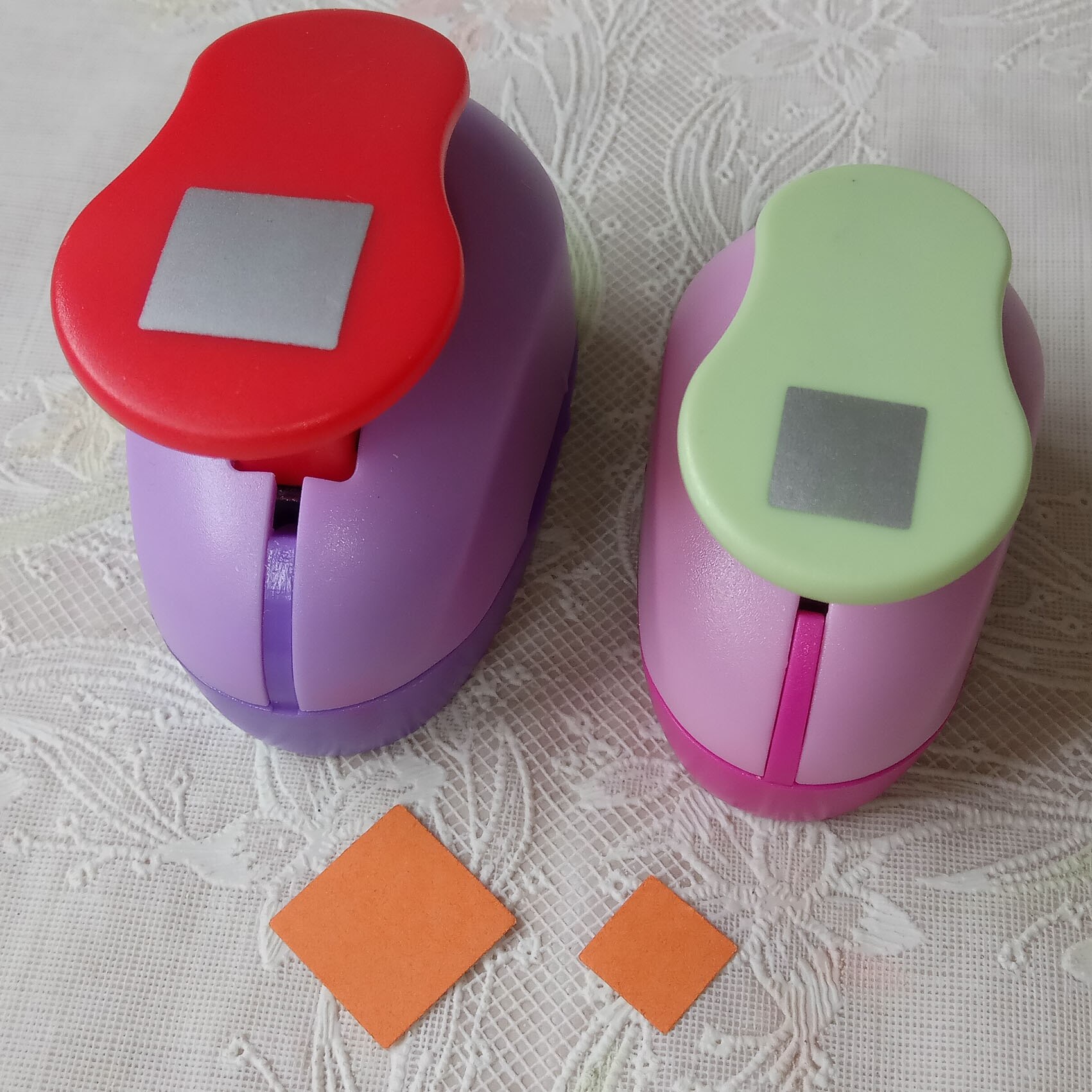 Perforadora de forma cuadrada para manualidades, cortador de papel de espuma EVA, perforadora de agujeros para manualidades, DIY, escuela, 18mm-53mm,
