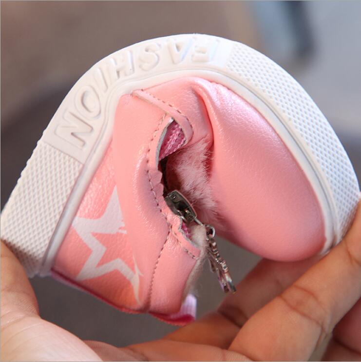 Meisjes laarzen martin meisjes schoenen winter pantoffels voor kinderen bont binnenkant winter laarzen baby