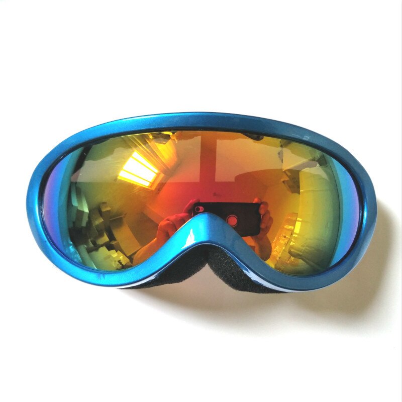 Crianças snowboard gafas óculos de esqui meninos meninas neve óculos de proteção snowboard máscara inverno óculos de neve: B