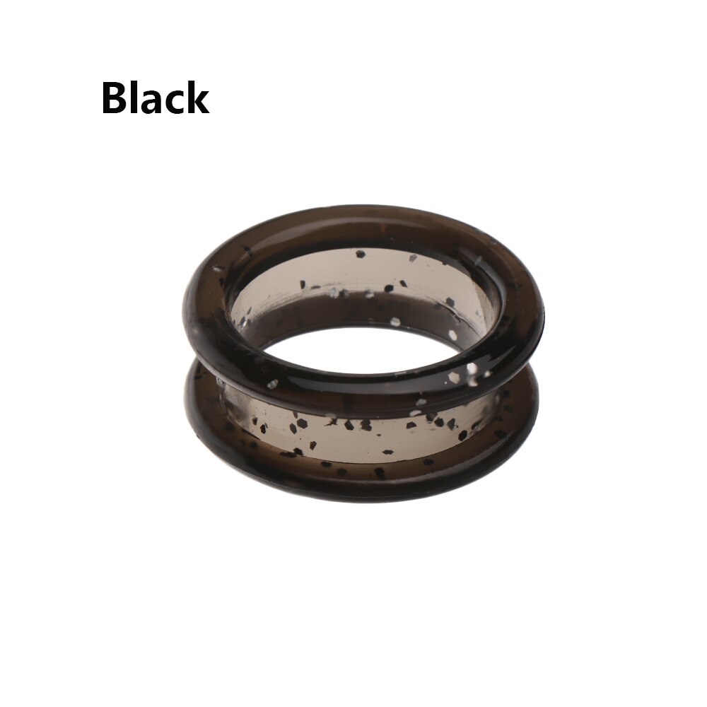 2 Stuks Professionele Kleurrijke Siliconen Ring Dierensalons Schaar Ring Fit Voor Hond Kat Haar Blikscharen Haar Snijden Accessoires: Black