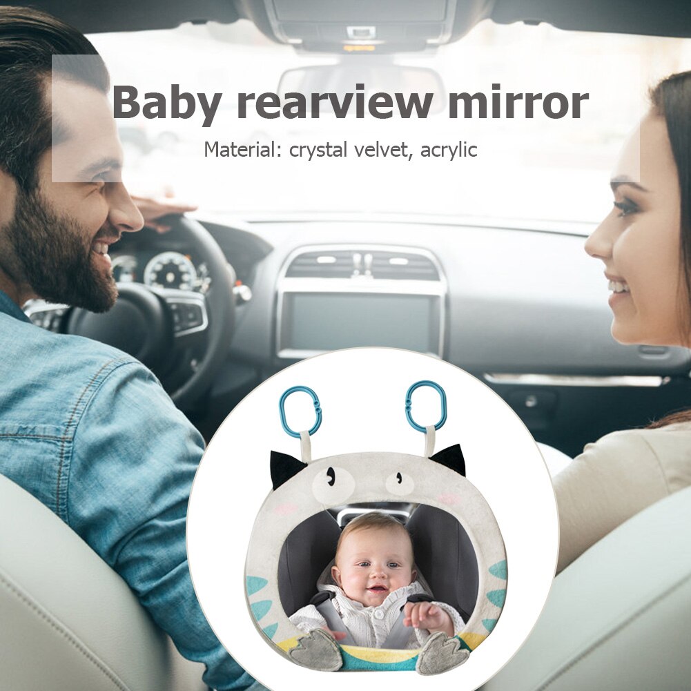 Espejo de seguridad ajustable para bebé, reposacabezas, espejo retrovisor para espacio trasero, Monitor de seguridad para niños