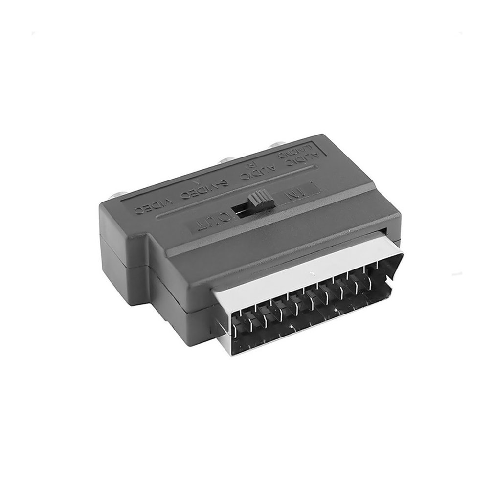 1.5M HDMI-compatible To 3Rca Scart Two-In-One Adapter Cable Male S-Video To 3 Rca Av Audio Cable 3 Rca Adapter