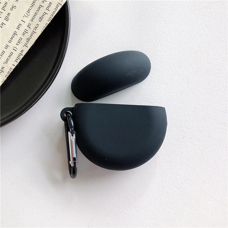 Siliconen Case Voor Huawei Freebuds 3 Draadloos Opladen Zachte Beschermende Accessoires Gevallen Voor Huawei Freebuds 3 Tas: Black
