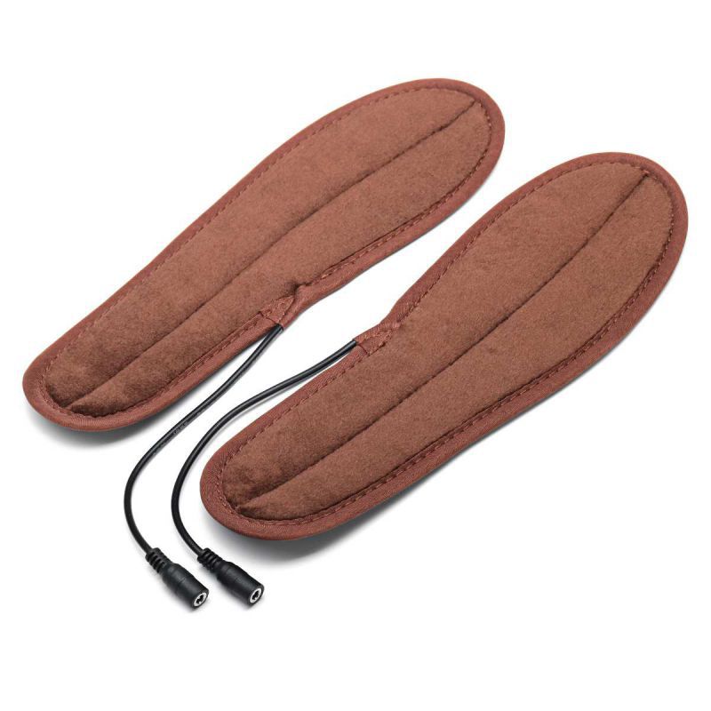 Unisex Frauen Männer Winter Warm Halten USB Powered Elektrische Heizung Einlegesohlen Plüsch Pelz Carbon Faser Fuß Erwärmung Einlegesohle