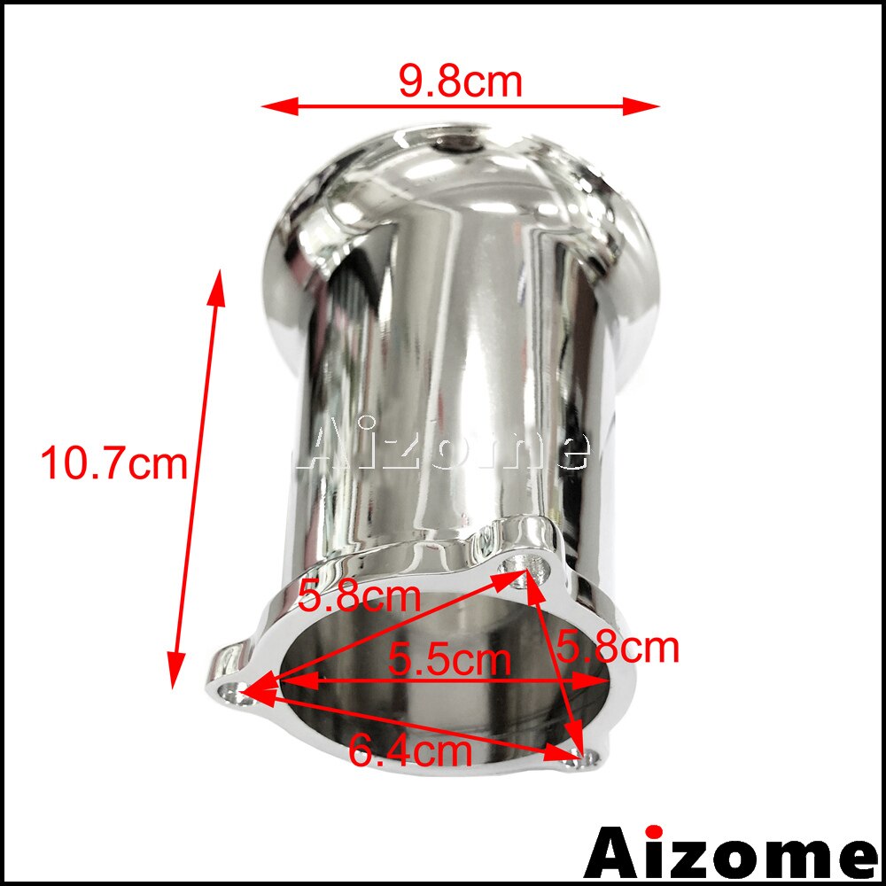 Pila de velocidad de motocicleta de aluminio de 4 pulgadas y 4 pulgadas filtro de aire para carburador Cv copa de cuerno de viento pila de carburador potencia para Harley