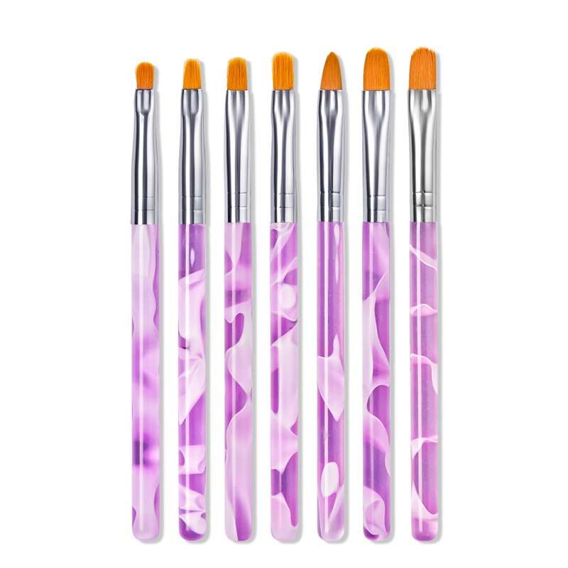 Juego de pinceles para manicura, set de 15 unids/set de brochas para uñas, degradado, esmalte de Gel, dibujo: BQ01701