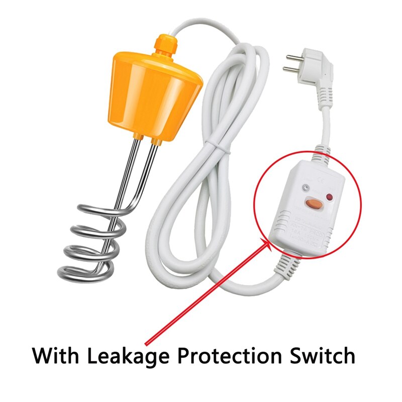 220V 2500W Suspension Immersion Electric Water Heater s Boiler Pool with Leakage Protection Switch