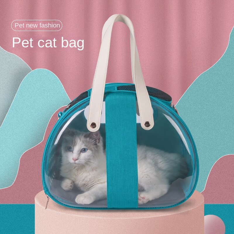 Mochila con cápsula espacial para gato, bolso de viaje, para perros pequeños, suministros para gatos