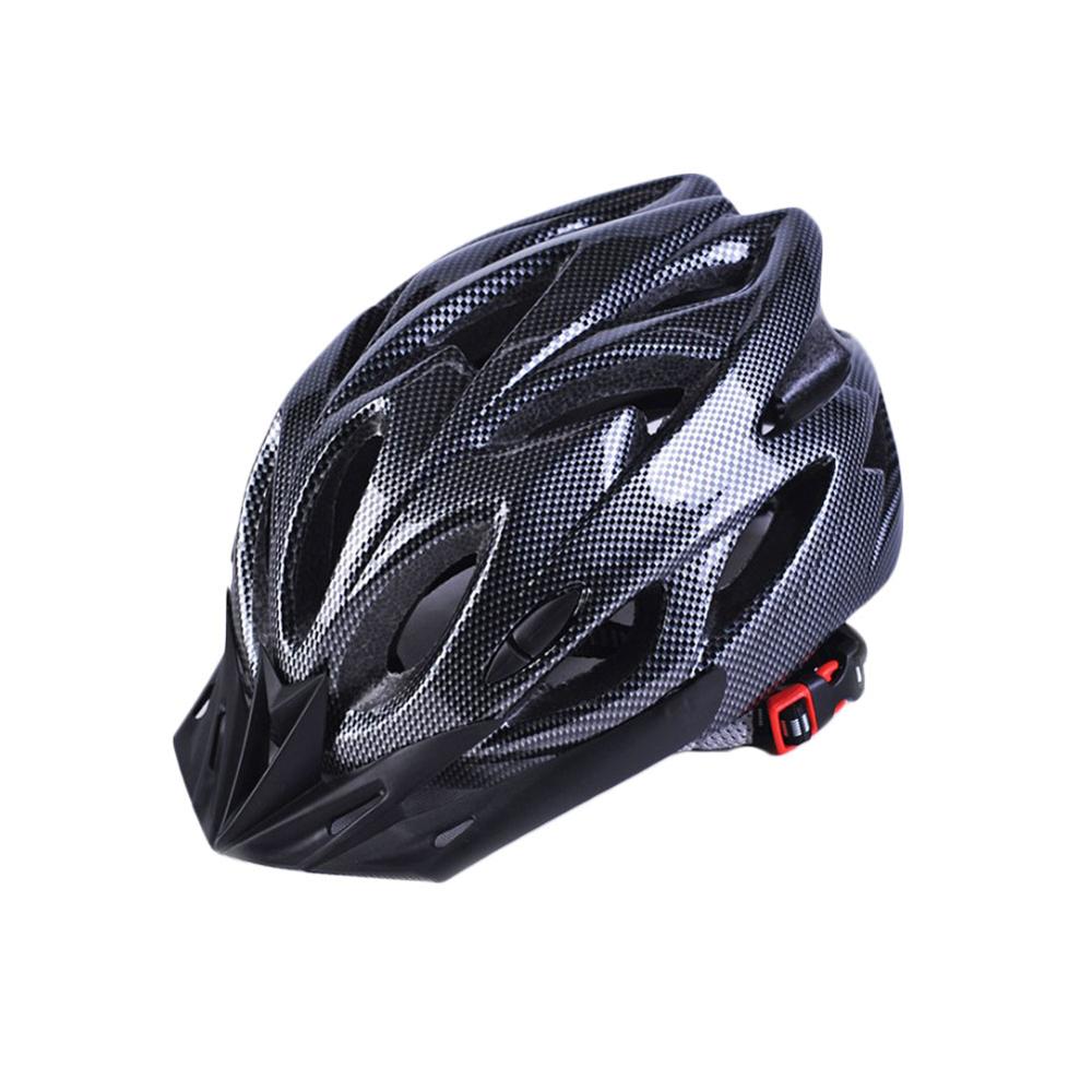 Helmets Ultralight Bicycle Helmet Integrated Molding Breathable Cycling Helmet for Man Woman: Black