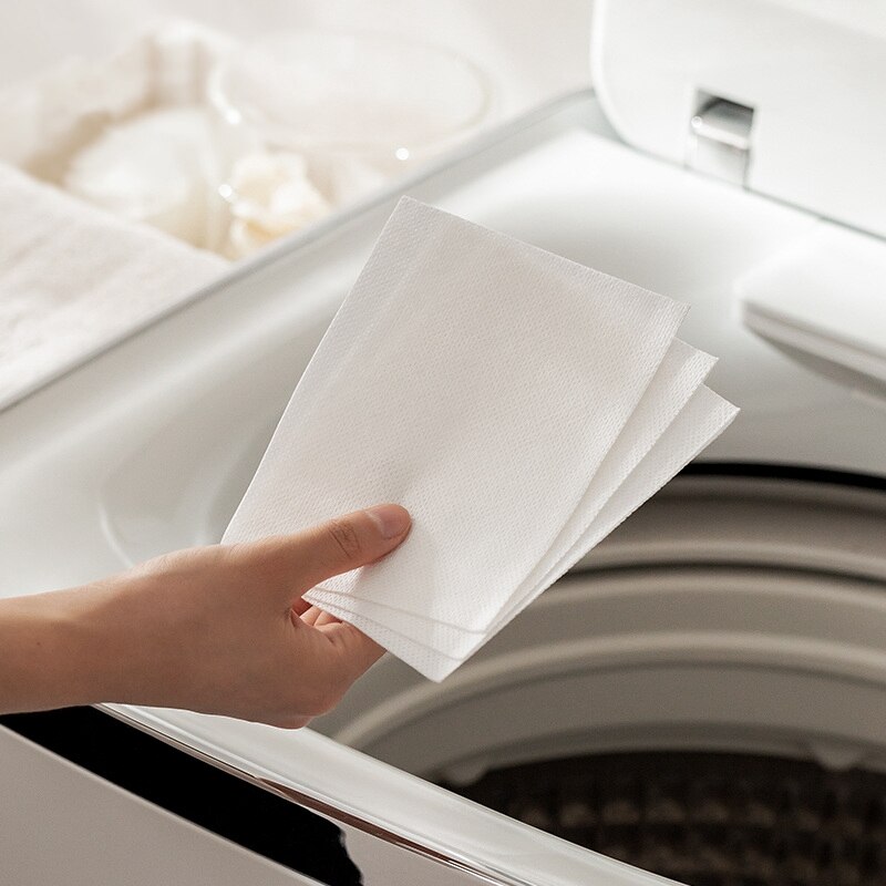 200Pcs Dyeing Cloth Washing Machine Use Mixed Dyeing Proof Color Absorption Sheet Anti Dyed Cloth Laundry Grabber Cloth