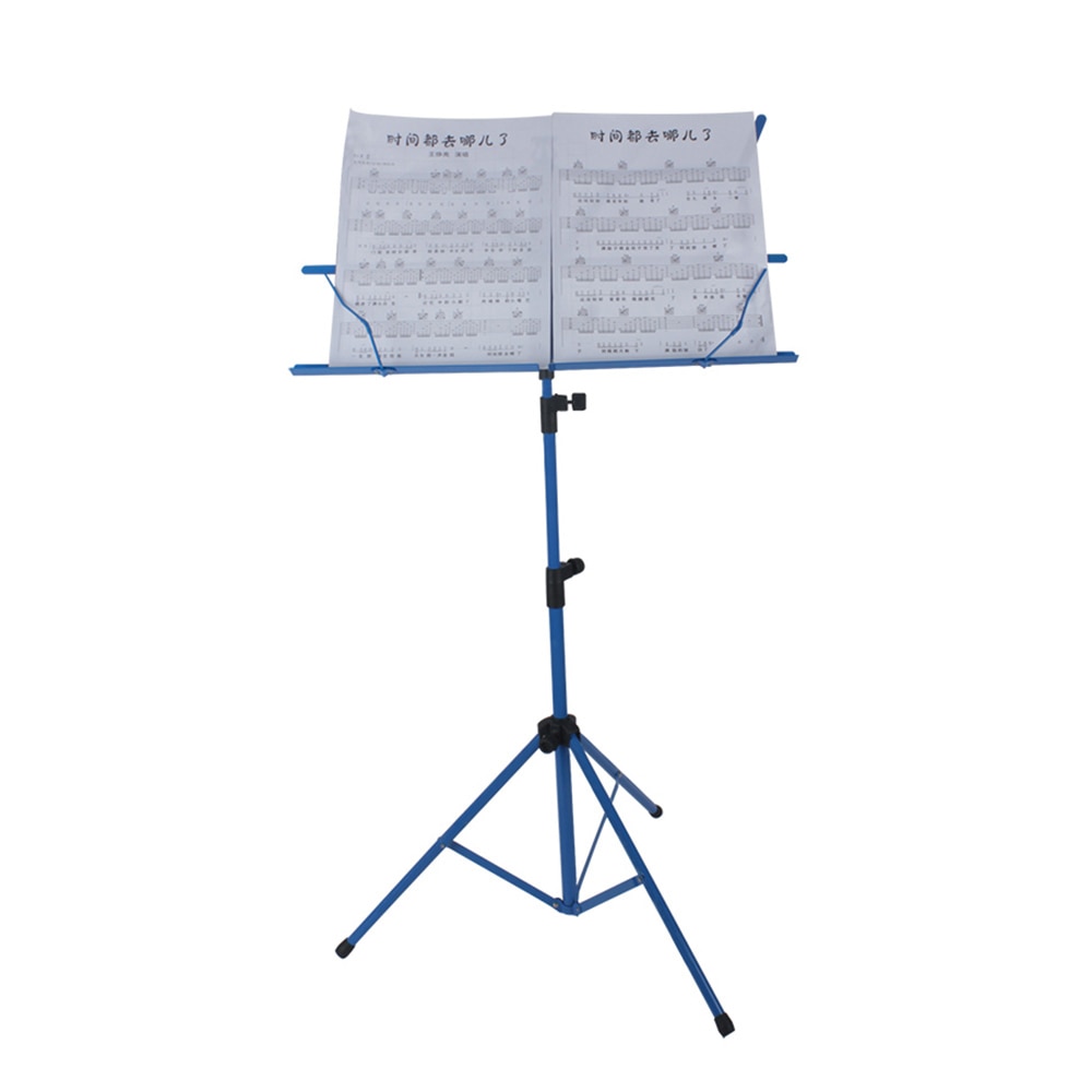 Trépied de partitions pliable léger avec sac de transport résistant à l'eau pour Instrument de guitare de Piano de violon