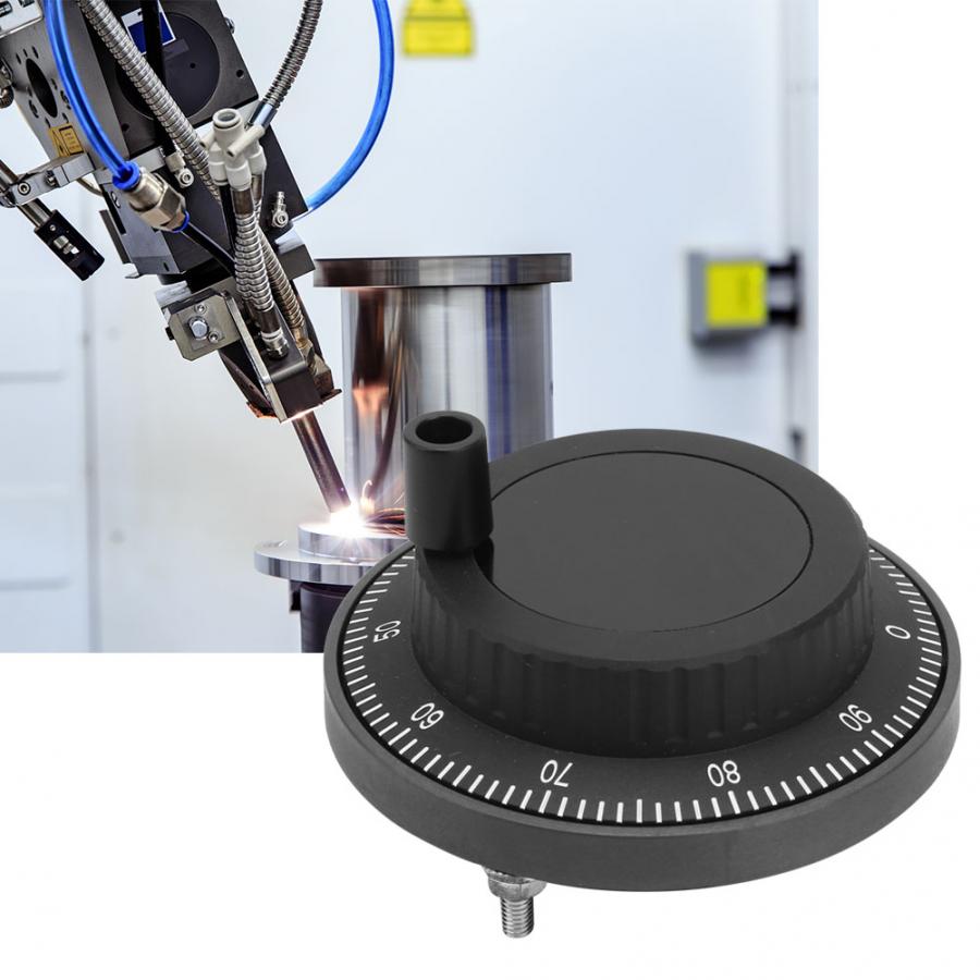 Pulse Generator Handwheel 5V 80mm 6Pin Plastic CNC Pulser Handwheel 100PPR Manual Pulse Generator Rotary Encoder