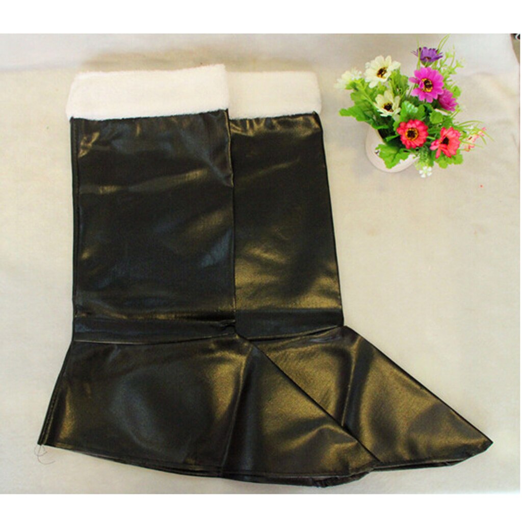 Santa Claus Costume Boots Christmas Props Boots Party Supply Bla