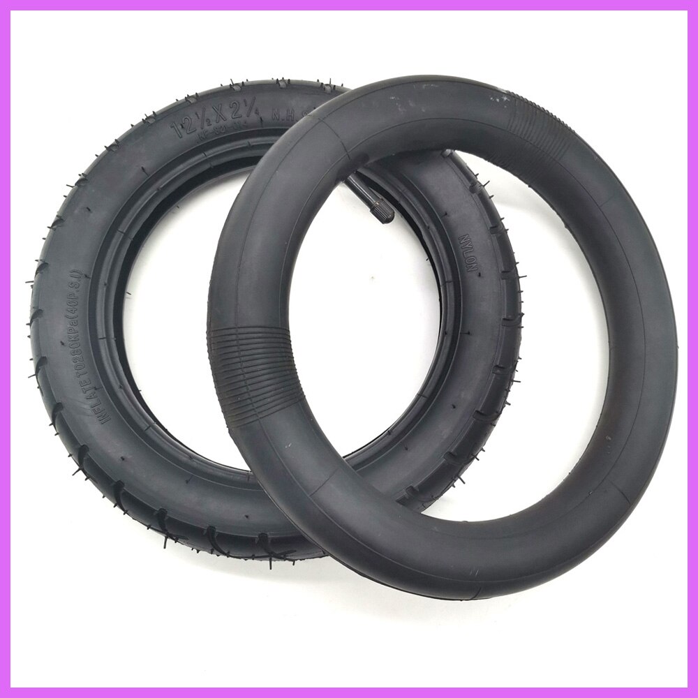 Neumáticos de tubo interno de inflado para coche de bebé, neumáticos de 12 1/2X2 1/4, 12,5x2,25, para vehículo eléctrico, neumáticos de 12 pulgadas: inner and outer