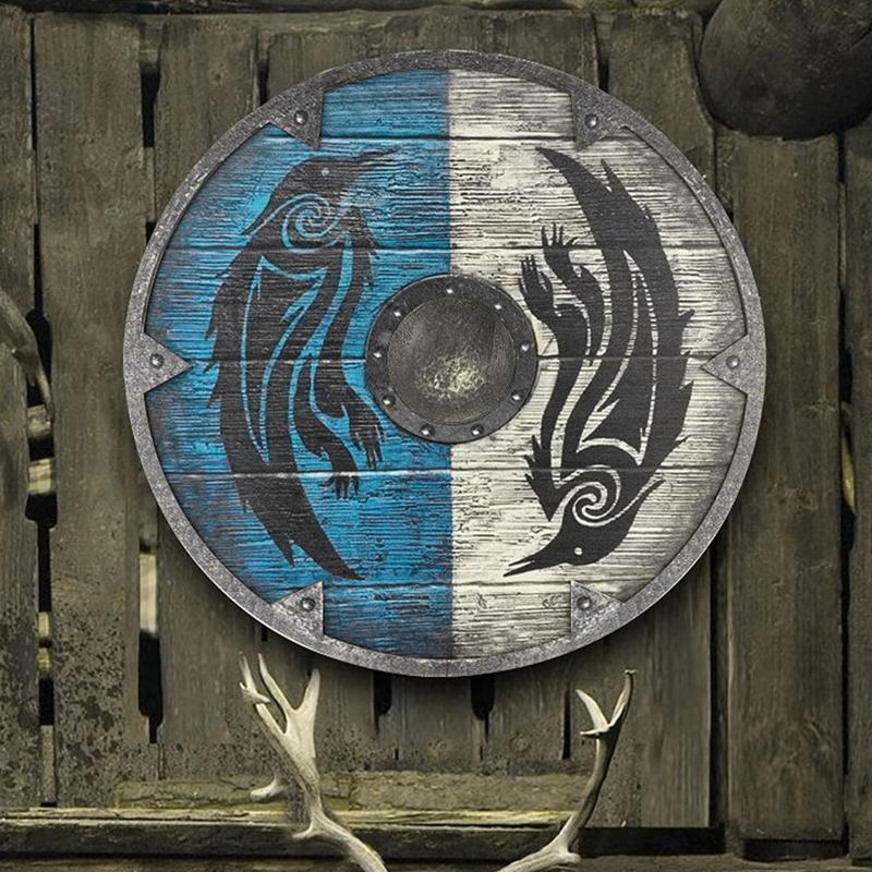 Wikinger Schild Schild Spielzeug Für Jungen mittelalterlich Eivor Walhalla Wikinger Schild Authentische Battleworn Schild Für Reenactment